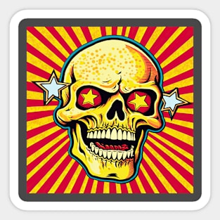 Dead star laugh Sticker